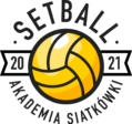 Logo Akademia Siatkówki Setball Warszawa klub sportowy dla dzieci i młodzieży